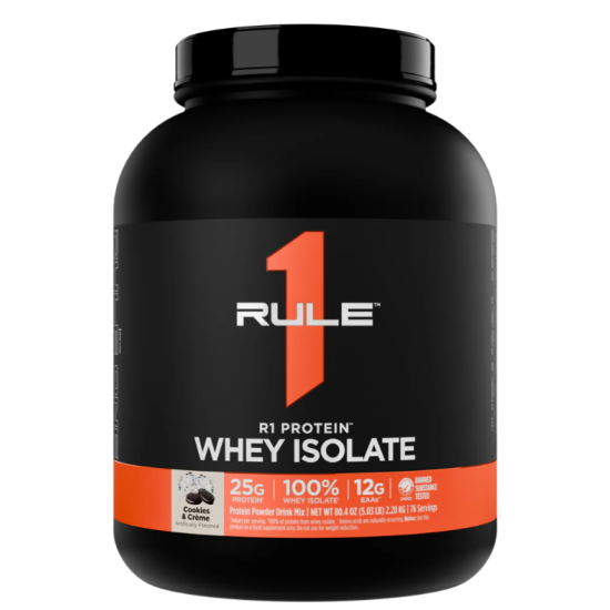 RULE ONE Whey Protein Isolate/Hydrolysate 2196-2280 грама / 76 дози на супер цена