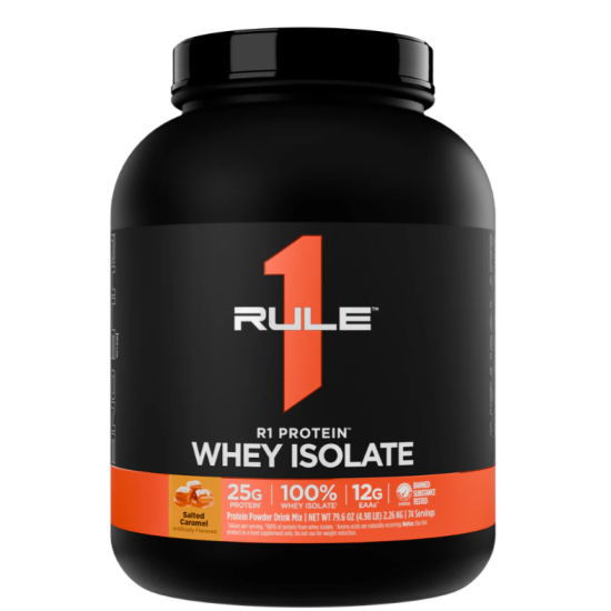 RULE ONE Whey Protein Isolate/Hydrolysate 2196-2280 грама / 76 дози на супер цена