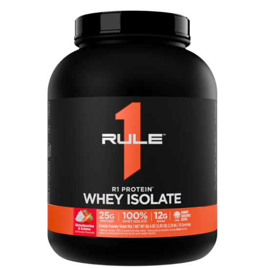 RULE ONE Whey Protein Isolate/Hydrolysate 2196-2280 грама / 76 дози на супер цена
