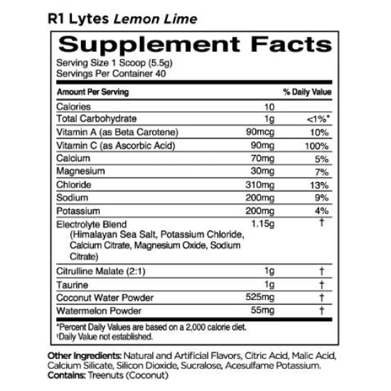 RULE ONE Lytes+ | Premium Electrolyte Replenishment Support with Citrulline & Taurine 220 гр на изгодни цени RULE ONE Lytes+ | Premium Electrolyte Replenishment Support with Citrulline & Taurine 220 гр на супер цена