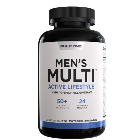 RULE ONE Men's Train Daily Multivitamin | 50+ Ingredients 180 таблетки на супер цена