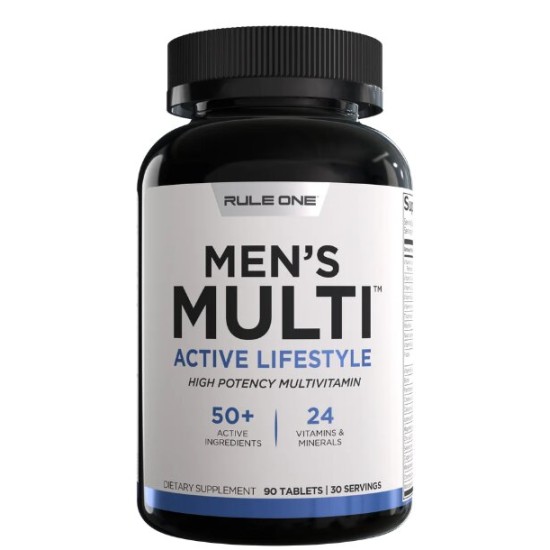 RULE ONE Men's Train Daily Multivitamin | 50+ Ingredients 90 таблетки на супер цена