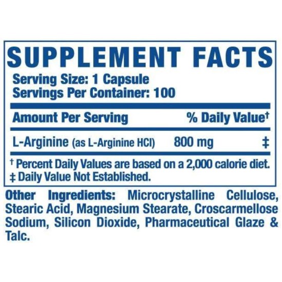 Ronnie Coleman L-Arginine XS 800 мг / 100 капсули на супер цена