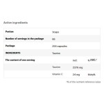 SFD Taurine / 200 капсули на изгодни цени SFD Taurine / 200 капсули на супер цена