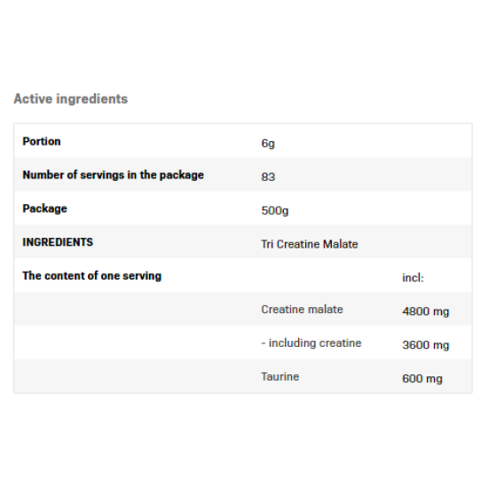 SFD Tri-Creatine Malate / 500 gr на изгодни цени SFD Tri-Creatine Malate / 500 gr на супер цена
