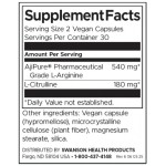 Swanson AjiPure L-Arginine with L-Citrulline 60 капсули на супер цена