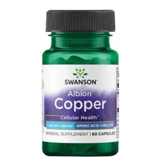 Swanson Albion Copper 2 мг / 60 капсули на супер цена
