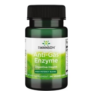 SWANSON Anti-Gas Enzyme 123 мг / 90 капсули SWANSON Anti-Gas Enzyme 123 мг / 90 капсули