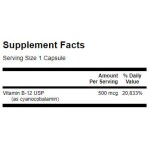 Swanson Vitamin B-12 500 мкг / 30 капсули на изгодни цени Swanson Vitamin B-12 500 мкг / 30 капсули на супер цена