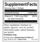 Swanson Beta Carotene 25000 IU / 300 гел капсули на супер цена