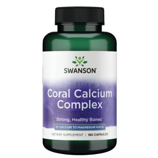 Swanson Coral Calcium Comlex 180 капсули на супер цена