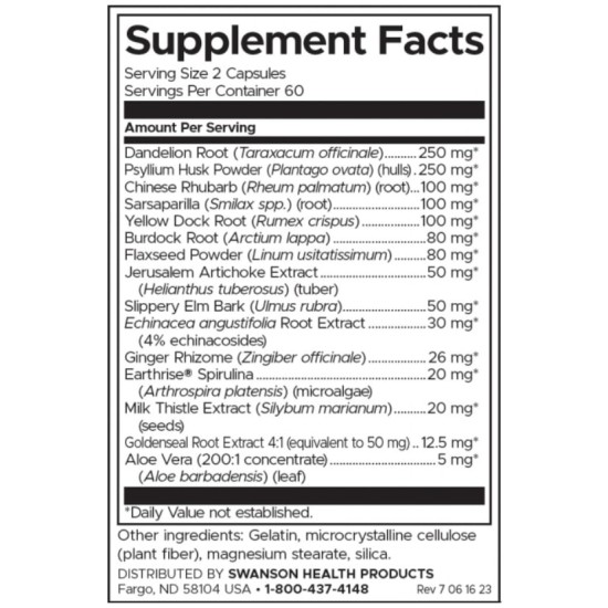 Swanson Detoxilean 120 капсули на изгодни цени Swanson Detoxilean 120 капсули на супер цена