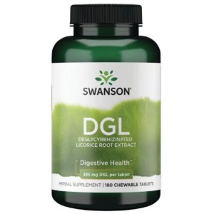 Swanson DGL 180 дъвчащи таблетки