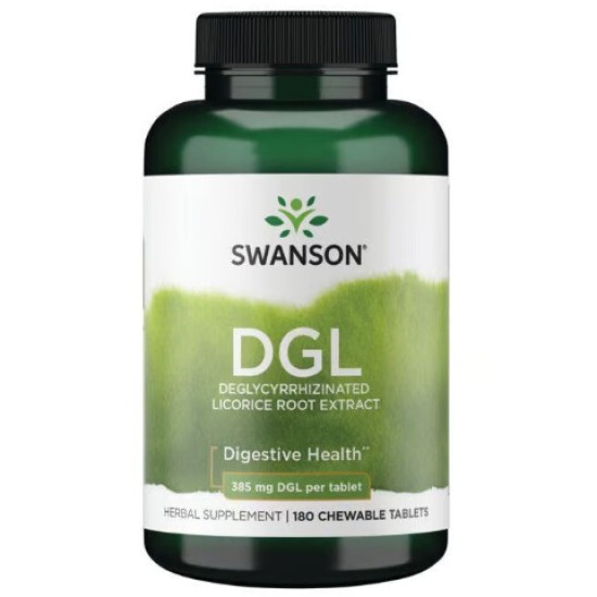Swanson DGL 180 дъвчащи таблетки на супер цена