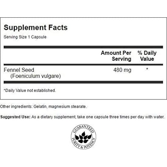 Swanson Fennel 480 mg / 100 caps на супер цена