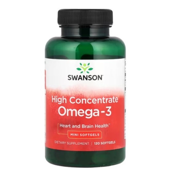 Swanson High Concentrate Omega-3 120 гел капсули на изгодни цени Swanson High Concentrate Omega-3 120 гел капсули на супер цена