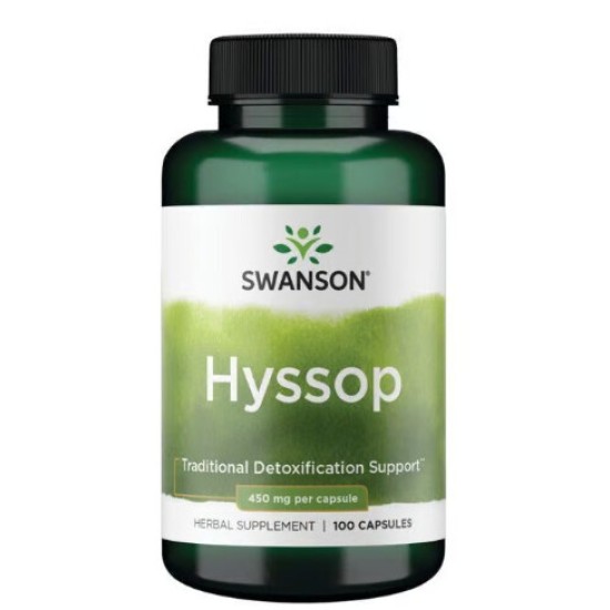 Swanson Hyssop 450 мг / 100 капсули на супер цена