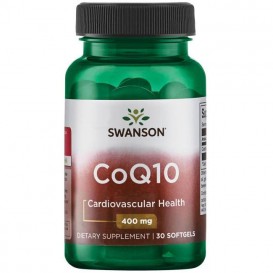 Swanson Коензим CoQ10 400 мг 30 софт гел капсули