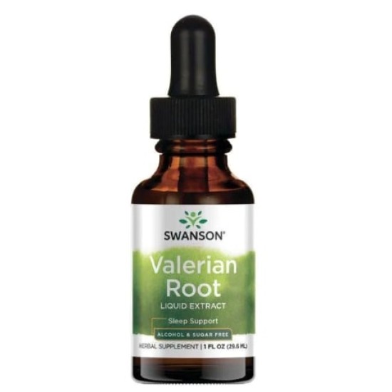 SWANSON Valerian Root Liquid Extract 29.6 мл на изгодни цени SWANSON Valerian Root Liquid Extract 29.6 мл на супер цена