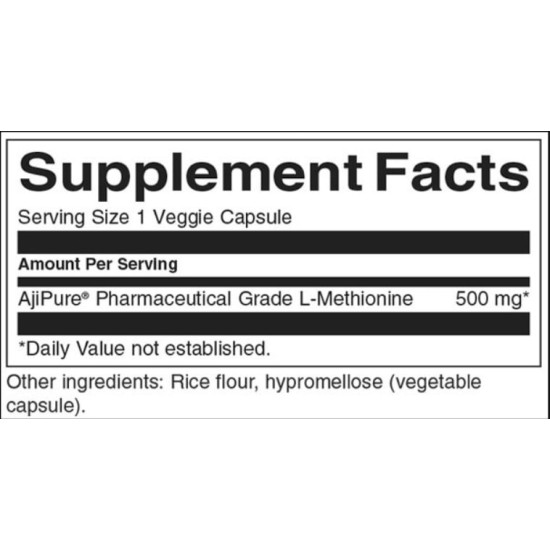 SWANSON L-Methionine 500 мг / 60 капсули на супер цена