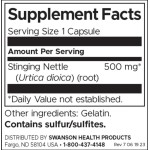 SWANSON Stinging Nettle Root 500 мг / 100 капсули на изгодни цени SWANSON Stinging Nettle Root 500 мг / 100 капсули на супер цена