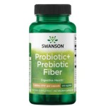 Swanson Probiotic + Prebiotic Fiber 60 капсули на супер цена