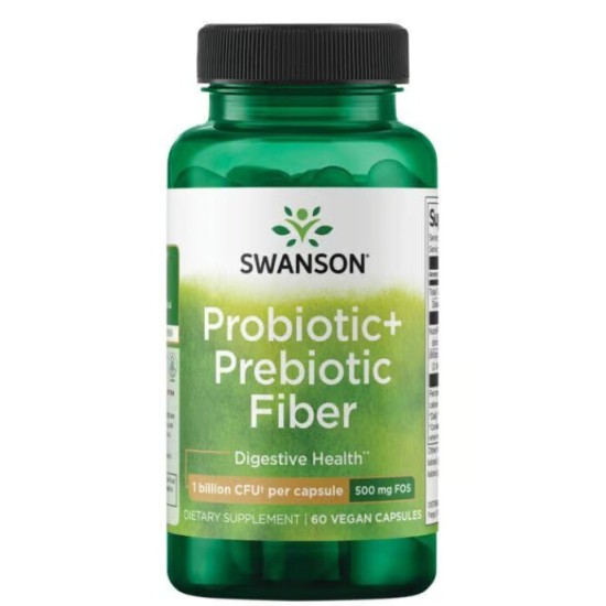 Swanson Probiotic + Prebiotic Fiber 60 капсули на супер цена