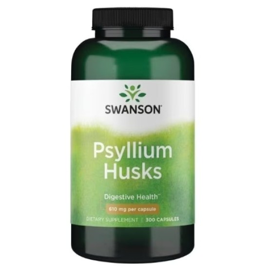SWANSON Psyllium Husk 610 мг / 300 капсули на супер цена