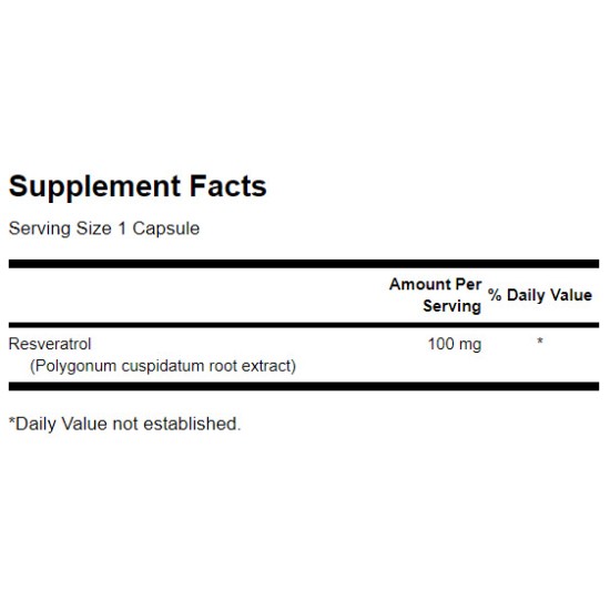 Swanson Resveratrol 100 мг / 30 капсули на супер цена