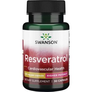Swanson Resveratrol - Higher Potency 30 капсули Swanson Resveratrol - Higher Potency 30 капсули