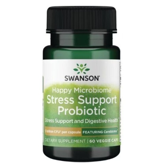 Swanson Stress Support Probiotic 60 капсули на супер цена