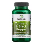 SWANSON Turmeric & Black Pepper 60 капсули на изгодни цени SWANSON Turmeric & Black Pepper 60 капсули на супер цена