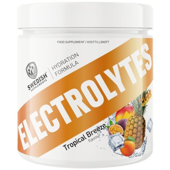 SWEDISH Supplements Electrolytes Clear | Hydration Formula with Pink Himalayan Salt & CocoMineral® 240 гр на супер цена