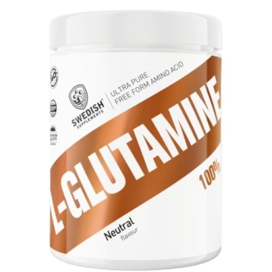 SWEDISH Supplements L-Glutamine 100% 400 гр / 80 Дози на супер цена