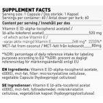 SWEDISH Supplements Vitamin E 400 IU | with MCT Oil 60 капсули на супер цена