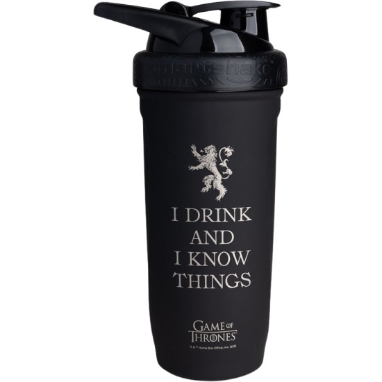 SmartShake Smart Reforce Stainless Steel Shaker | Game Of Thrones I Drink and I Know Things 900 мл на супер цена