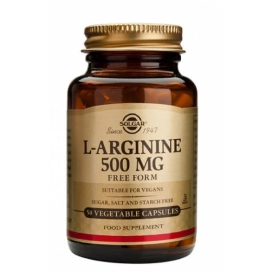 Solgar L-Arginine 500 мг / 50 капсули на супер цена