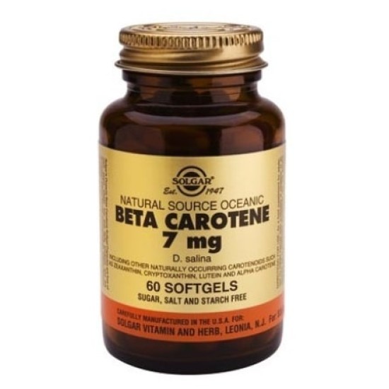 Solgar Natural Source Oceanic Beta-Carotene 7 мг / 60 гел капсули на супер цена