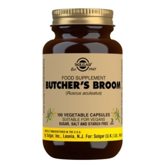 Solgar Butcher’s Broom 100 капсули на супер цена