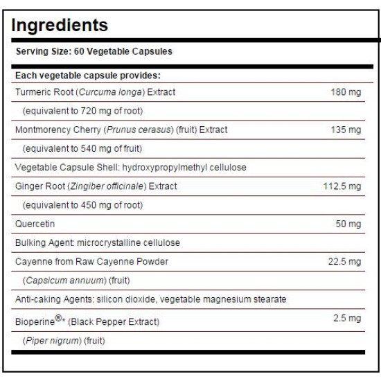 Solgar Cherry Turmeric Complex 60 капсули на супер цена