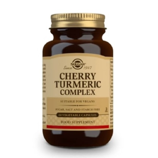 Solgar Cherry Turmeric Complex 60 капсули на супер цена
