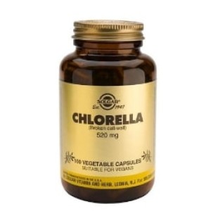 Solgar Chlorella 520 мг / 100 капсули