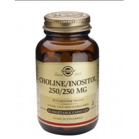 Solgar Choline / Inositol 250/250 мг / 50 капсули