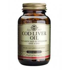 Solgar One-A-Day Norwegian Cod Liver Oil 100 гел капсули