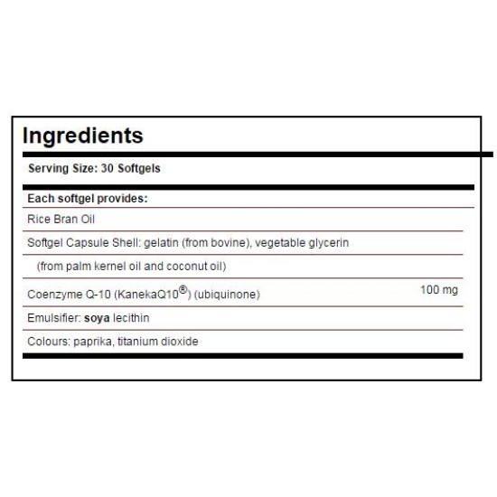 Solgar Coenzyme Q10 100 мг / 30 капсули на супер цена