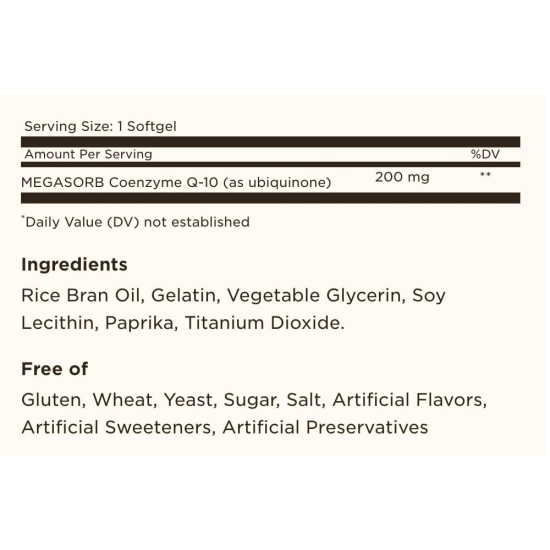 Solgar CoQ10 100 mg MegaSorb, 30 softgels на супер цена