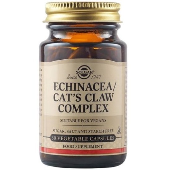 Solgar Echinacea - Cat's Claw Complex 30 капсули на супер цена