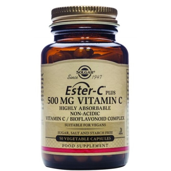 Solgar Ester-c Plus 500 мг / 50 капсули на изгодни цени Solgar Ester-c Plus 500 мг / 50 капсули на супер цена