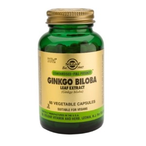 Solgar Ginkgo Biloba Leaf Extract 60 капсули