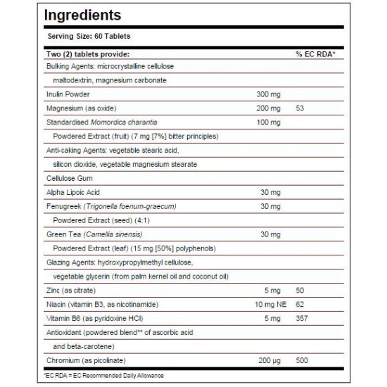 Solgar Glucose Factors 60 таблетки на супер цена